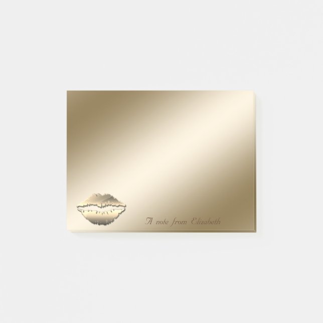 Elegant Stylish,Girly,Lips Post-it Notes (Front)
