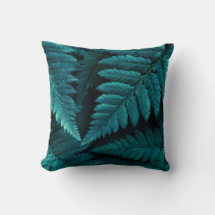 Elegant Stylish Greenery Botanical Cottage Leaves Throw Pillow