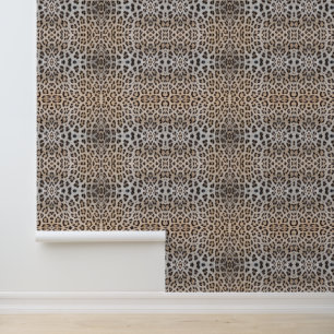 Elegant stylish leopard cheetah fur animal print wallpaper