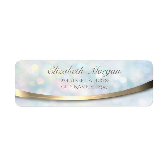 Elegant Stylish Modern Sophisticated,Bokeh (Front)