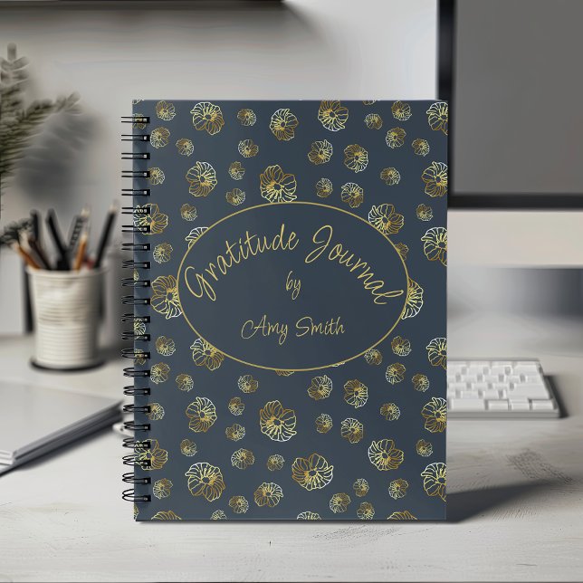 Elegant Stylish Personalized Gratitude Notebook (Elegant Stylish Personalized Gratitude Notebook)