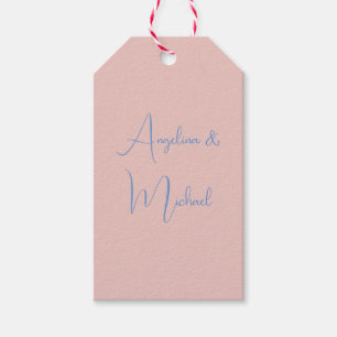 Elegant Stylish Trendy Handwriting Script Name Gift Tags