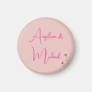 Elegant Stylish Trendy Handwriting Script Name Magnet