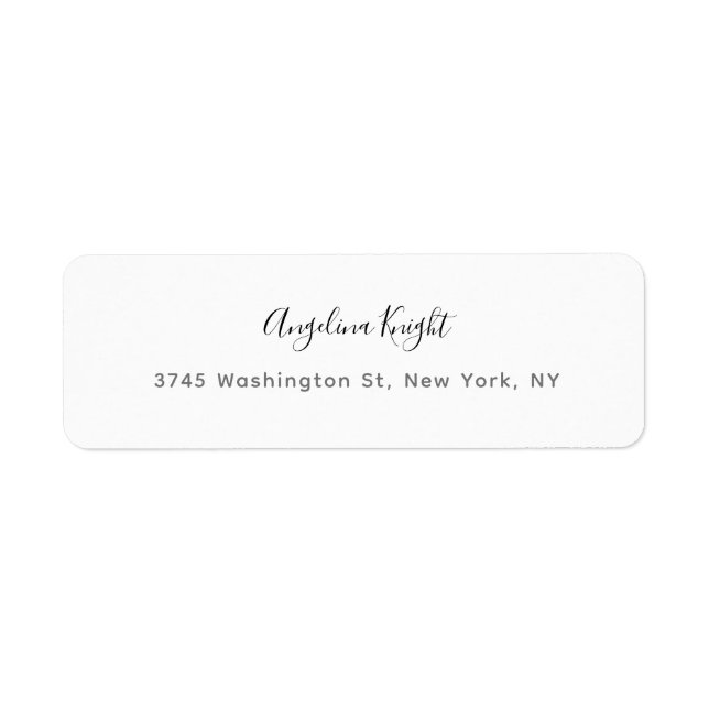 Elegant Stylish Trendy Unique Handwriting Script (Front)