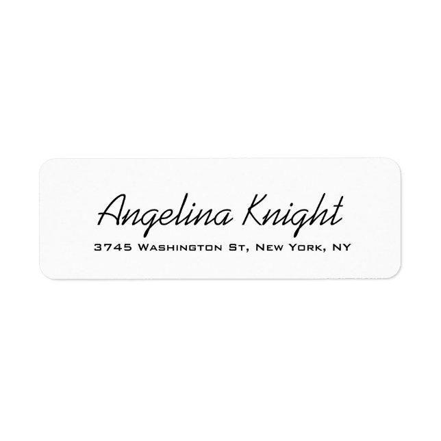 Elegant Stylish Trendy Unique Handwriting Script (Front)