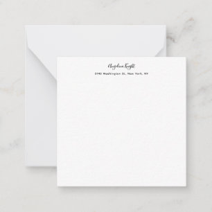 Elegant Stylish Trendy Unique Handwriting Script Card