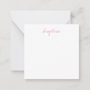Elegant Stylish Trendy Unique Handwriting Script Card