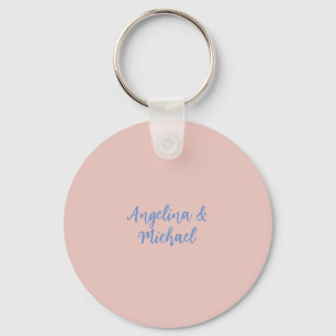 Elegant Stylish Trendy Unique Names Calligraphy Keychain