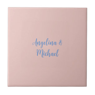 Elegant Stylish Trendy Unique Names Calligraphy Tile