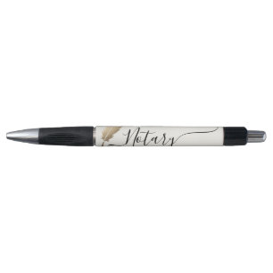 Élégant Stylo Promotionnel de Notaire en Or Noir