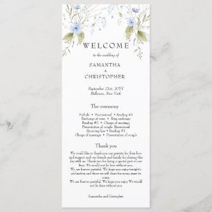 Elegant Summer Meadow Wildflowers Boho program
