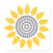 Elegant Sunflower Envelope Seal