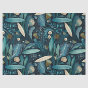 Elegant Surfboard and Kelp Beach Wrapping Paper