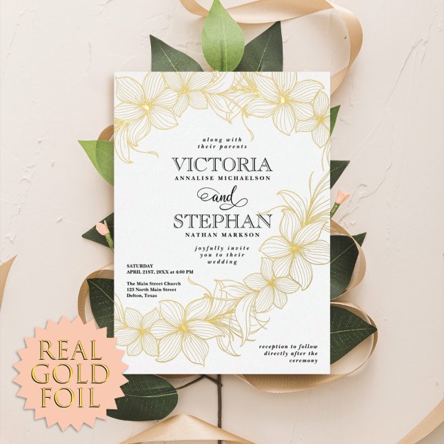 Elegant Sweeping Floral Botanical Spring Wedding (Creator Uploaded)