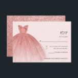 Elegant Sweet 16 Birthday Party Custom RSVP Card<br><div class="desc">Cute modern yet elegant sweet sixteen birthday party RSVP card. The template that can be easily edited and the text replaced with your own details by clicking the "Personalize" button. For further customization, please click the "Customize Further" link and use our design tool to modify this template. TIP: Check out...</div>