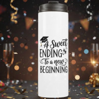 Elegant Sweet Ending New Beginning Graduation