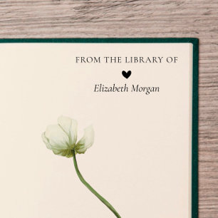 Elegant & Sweet “From the Library Of" Self-inking Stamp