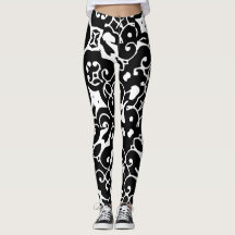 Elegant Swirls Black White 4Annie