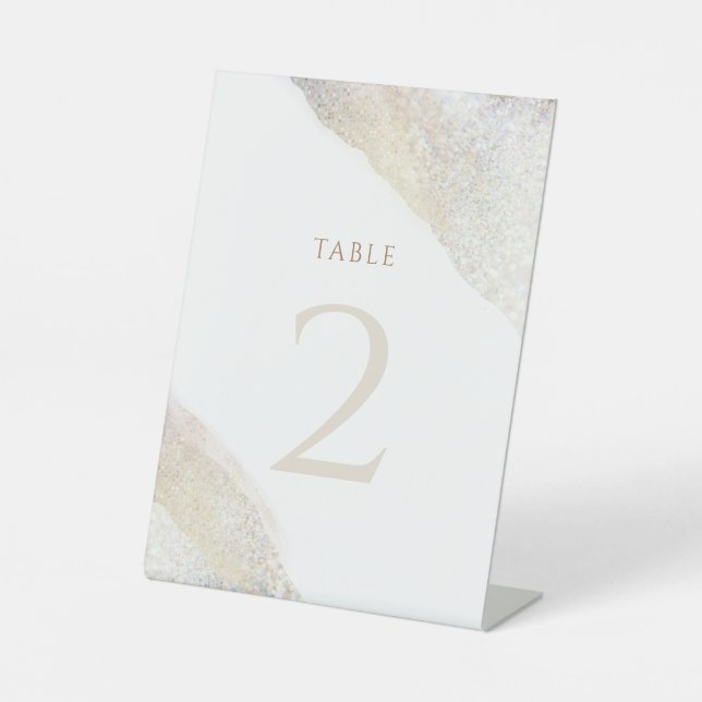 elegant table sign (Front)