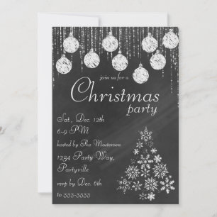 Élégant tableau de bord Noël Invitations