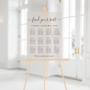 Élégant tableau de mariage Taupe 12 Tables Mariage