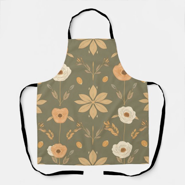 Élégant tablier d'éléments naturels (Recto)