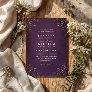 Elegant Tangled Lanterns Budget QR Code Wedding Invitation