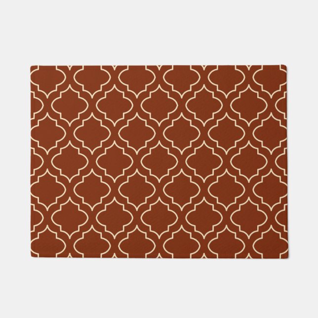 Élégant tapis Motif  Brown (Devant)