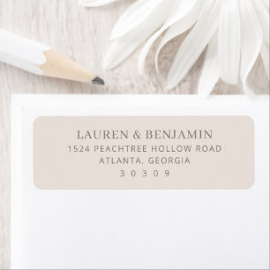 Elegant Taupe Minimalist Typographic