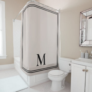 Elegant Taupe Monogram