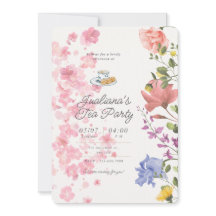 Elegant Tea Party Vibes – Vintage Floral Style