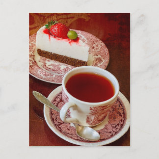 Elegant Tea Time Postcard