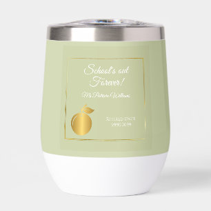 Elegant Teachers Golden Pastel Retirement Party 