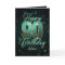 Elegant Teal and Gold Metallic 90th Birthday