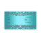 Elegant Teal Blue Damask Embossed Look