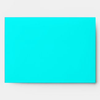Elegant Teal Blue Linen Envelopes