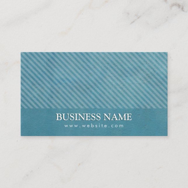Elegant Teal Blue Math Tutor Business Card (Front)