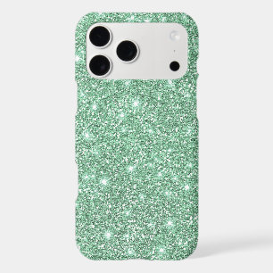 Elegant Teal Green Faux Glamourous Glitter