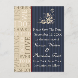 Elegant Template Save The Date Wedding