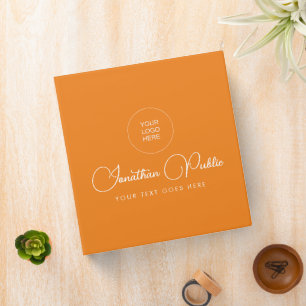 Elegant Template Trendy Modern Typography Name Binder