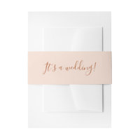 Elegant Terra Cotta It's a Wedding