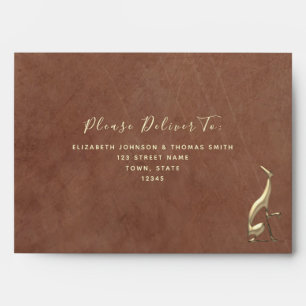 Elegant Terracotta 5x7 Envelope