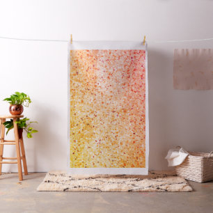 Elegant Terrazzo Retro Orange Pattern Texture Fabric