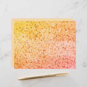 Elegant Terrazzo Retro Orange Texture Pattern