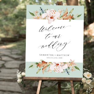 Élégant terroir fleurit, Mariage Sage Affiche de b