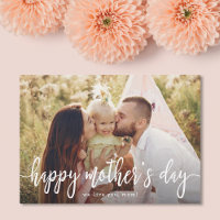 Elegant Text Photo Mother's Day