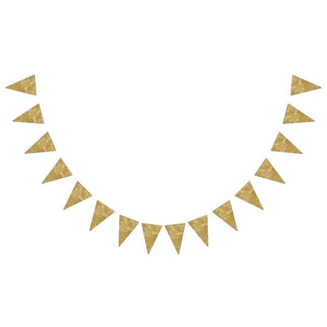 Elegant textile design featuring a golden backgrou bunting flags (All)