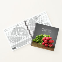 Elegant Texture Grey Radish Photo Recipes Book
