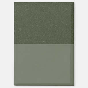 Elegant Textured Moss Green Magnet – Customizable