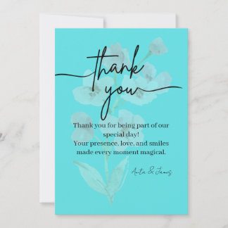 Elegant Thank You Card